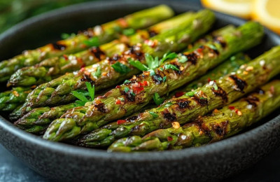 Crispy Asparagus Tots Made in the Air Fryer
