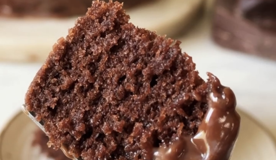Chocolate-Coffee Cake Made with Whole Wheat