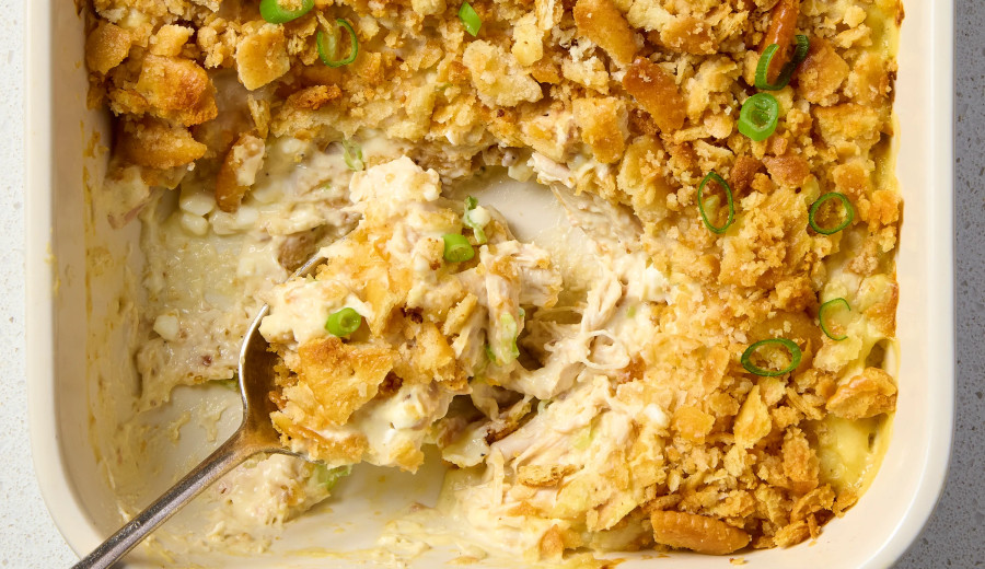 Chicken Casserole with Shredded Meat