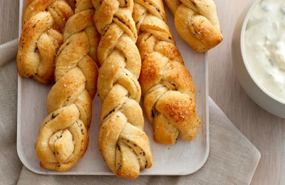 Herb-Infused Parmesan Breadsticks