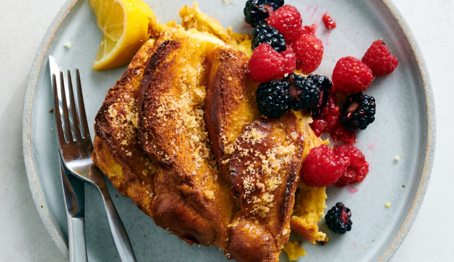 Lemon and Vanilla French Toast