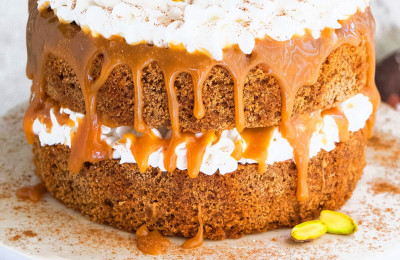 Chai-Spiced Cake with Ginger Cream Cheese Frosting