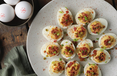 Tarragon and Honey Mustard Deviled Eggs