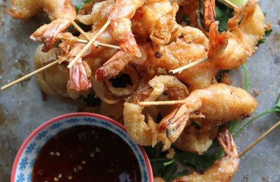 Shrimp with Apricot Sauce