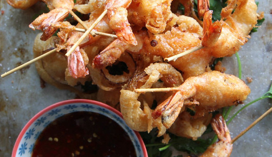 Shrimp with Apricot Sauce
