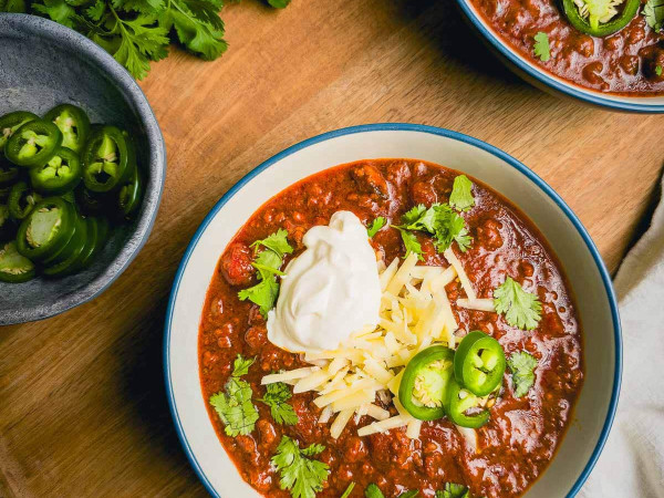 Turkey and Chorizo Chili with White Beans