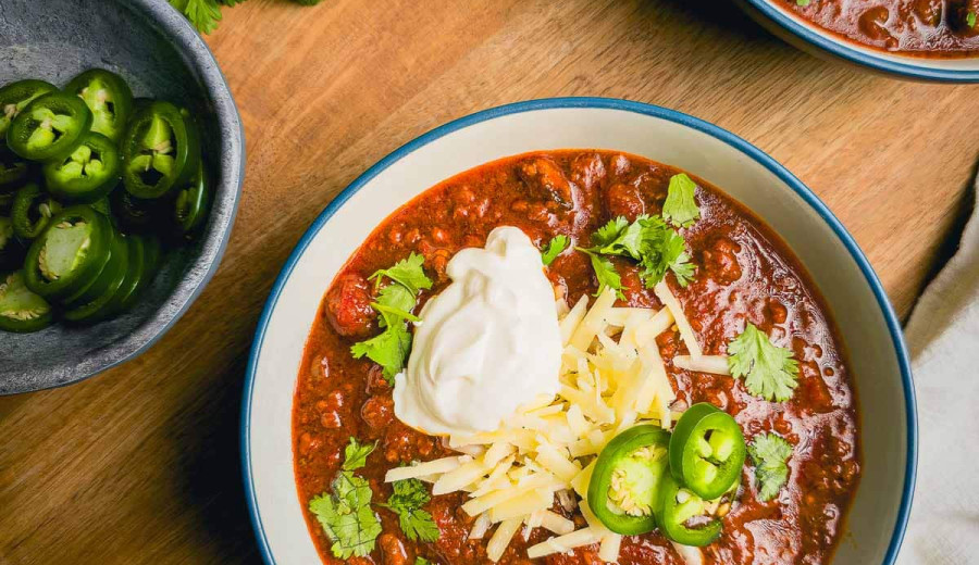 Turkey and Chorizo Chili with White Beans