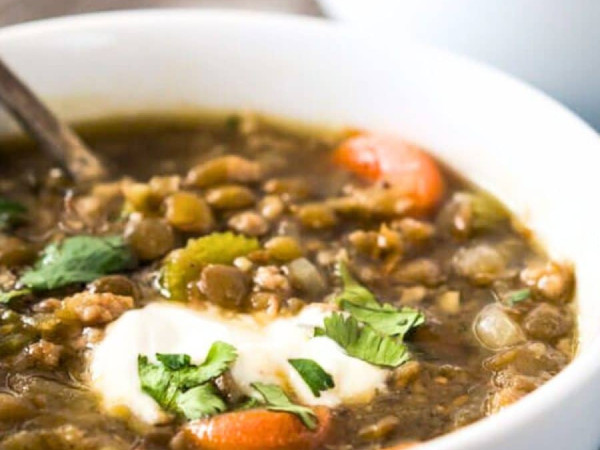 Kris' Hearty Lentil and Sausage Soup