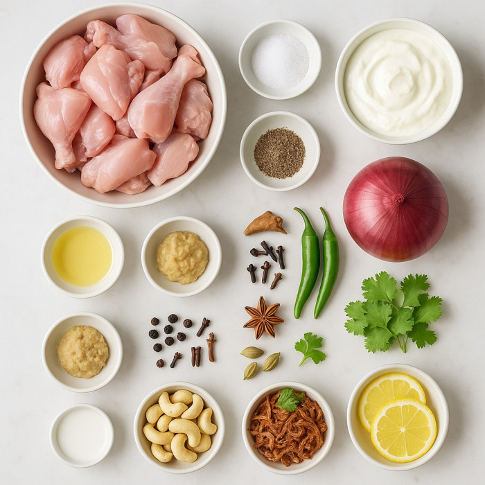 Rich and Smooth Chicken Stew ingredients