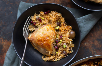 Moroccan Chicken and Eggplant Stew