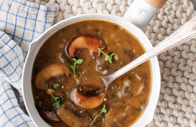 Mushroom Gravy for Vegetarians
