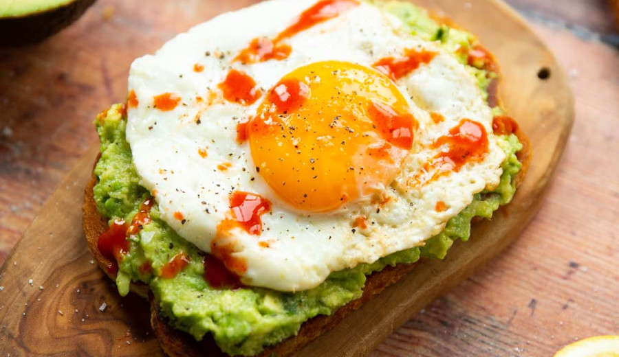 Simple Egg and Avocado Toast