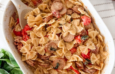 Turkey Pasta Bow-Tie Bake