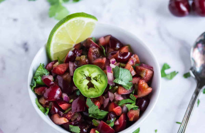Salsa made with Ground Cherries