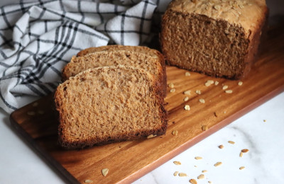 Honey Whole Wheat Bread Made in a Bread Machine