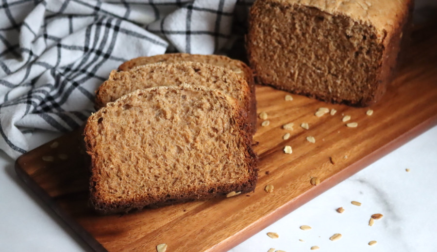 Honey Whole Wheat Bread Made in a Bread Machine