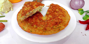 Eggs cooked with cabbage