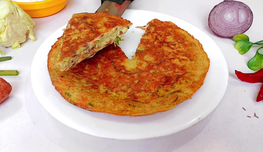 Cabbage and eggs dish