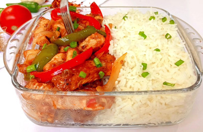 Spicy black pepper chicken