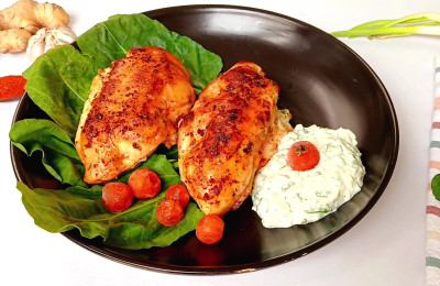 Spinach and Cheese Stuffed Chicken Breast
