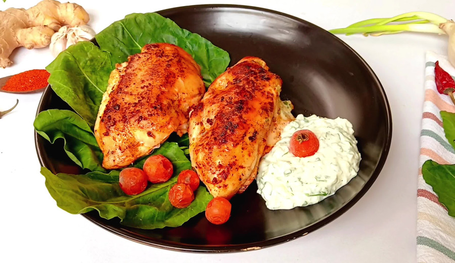 Spinach and Cheese Stuffed Chicken Breast