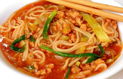 Chicken and Cabbage Noodle Soup
