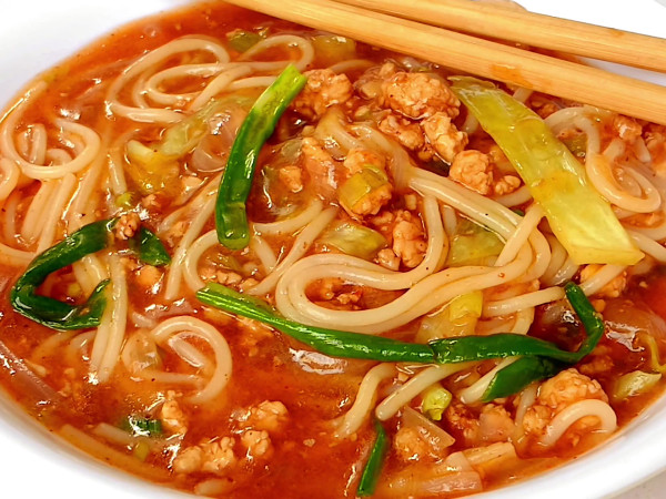 Chicken and Cabbage Noodle Soup