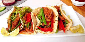 Chicken fajita tacos made easy