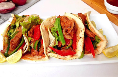 Chicken fajita tacos made easy
