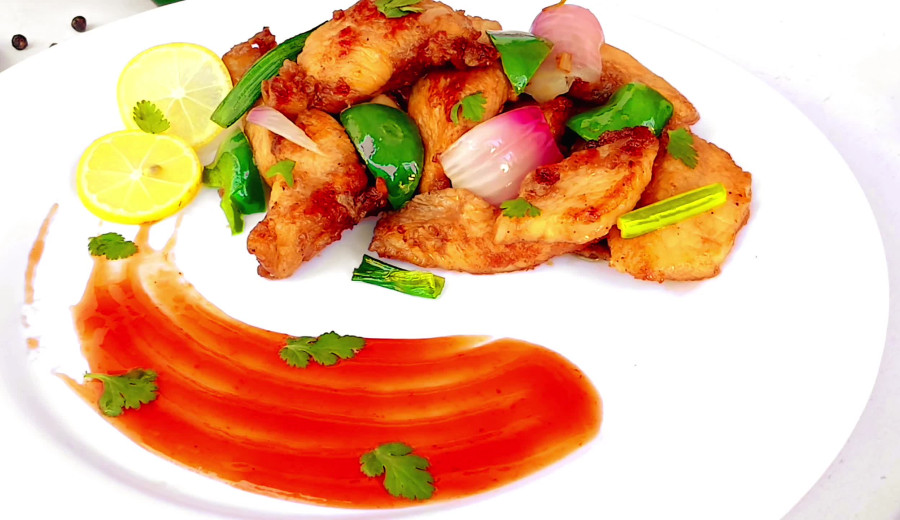 Black Pepper Chicken with a Kick