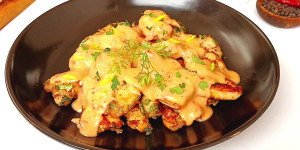 Cheddar Encrusted Fried Chicken