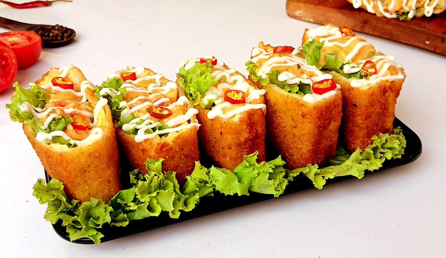 Chicken Stuffed Pastry Pockets