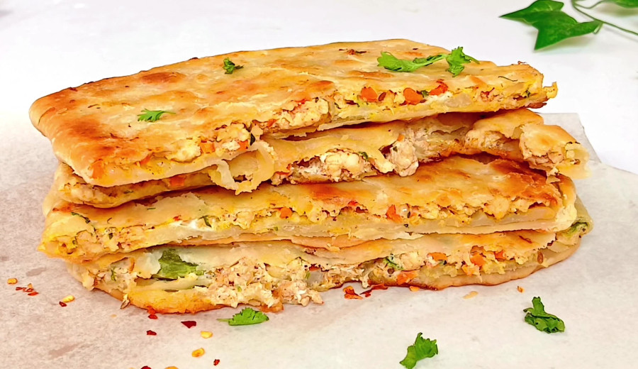 Chicken-Filled Flatbread