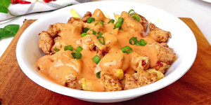 Fries with Chicken on Top