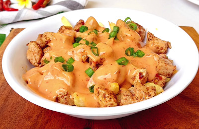 Fries with Chicken on Top