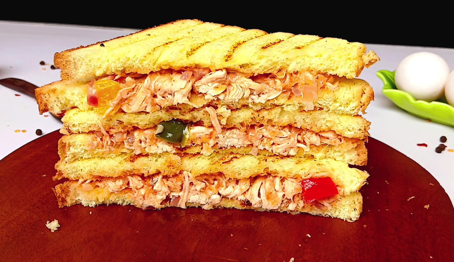 Tasty chicken sandwich