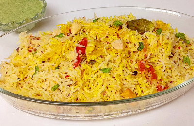 Chicken Mince Rice Dish