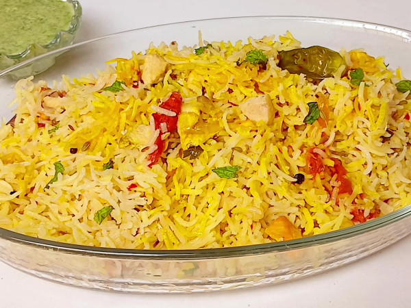 Chicken Mince Rice Dish