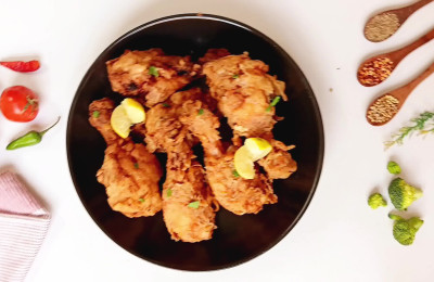 Golden Crunchy Fried Chicken