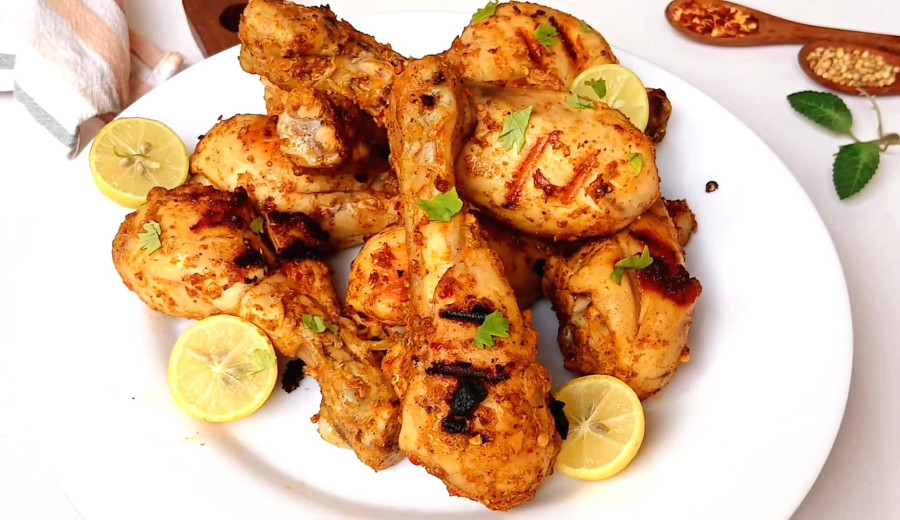 Juicy Grilled Chicken Thighs