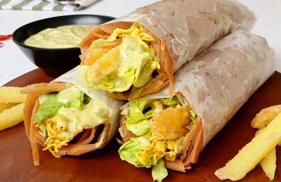 Shredded Chicken Wrap