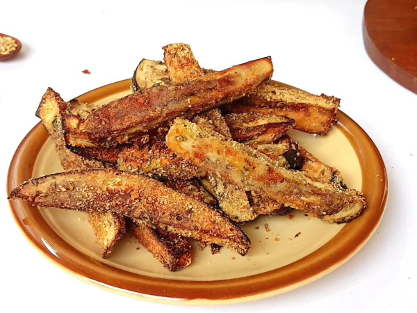 Crispy Eggplant Snacks