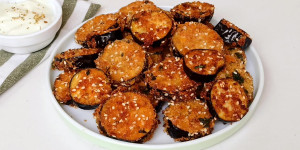 Roasted Eggplant Snacks