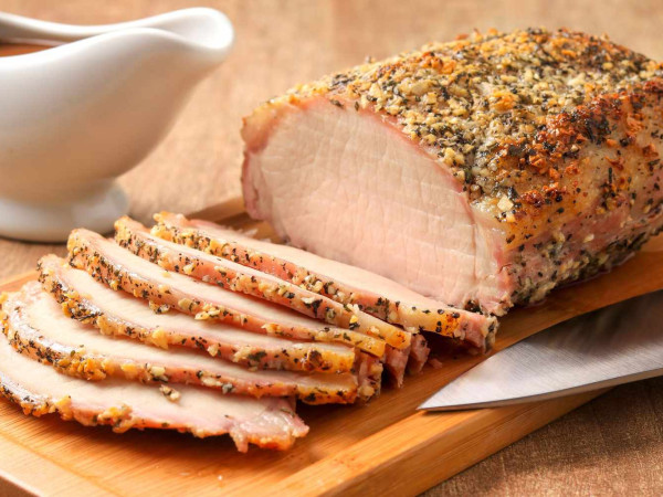 Garlic and Herb Crusted Pork Chop Meal for One