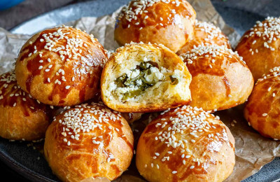 Turkish Pogaça Bread