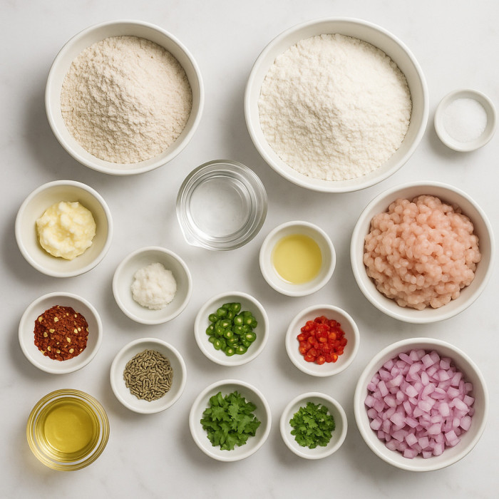 Tender Minced Meat Flatbread Delight ingredients