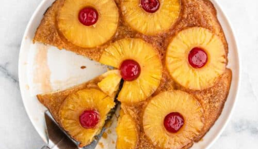 Pineapple and Nut Cake