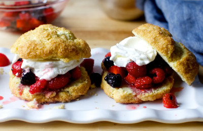 Berries and Cream Shortcake for Busy Days