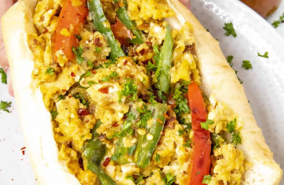 Cajun-Style Egg Sandwich