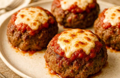 Mini Italian Meatloaves for Two Made in an Air Fryer